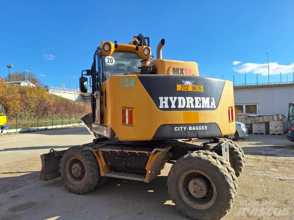 Hydrema MX 18 Kolesové rýpadlá