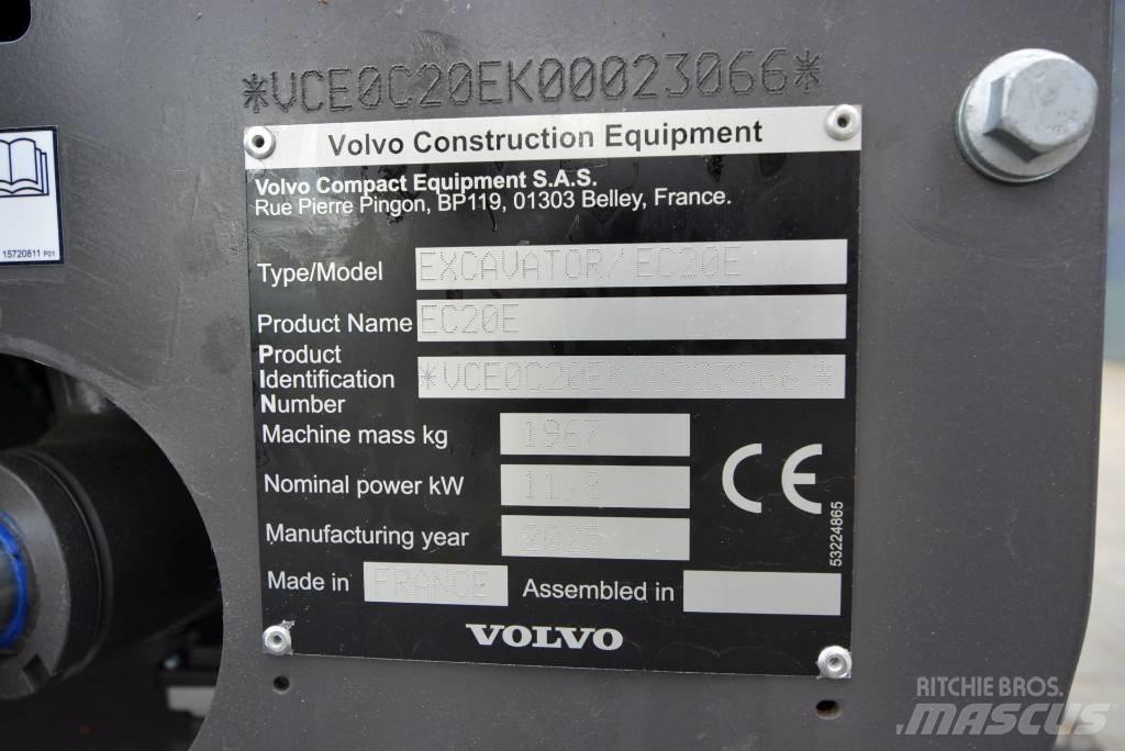Volvo EC 20 E Mini rýpadlá < 7t