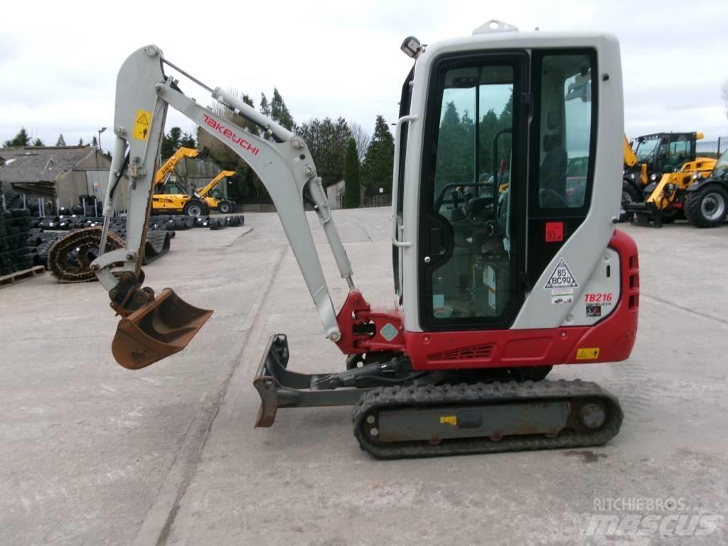 Takeuchi TB 216 Mini rýpadlá < 7t