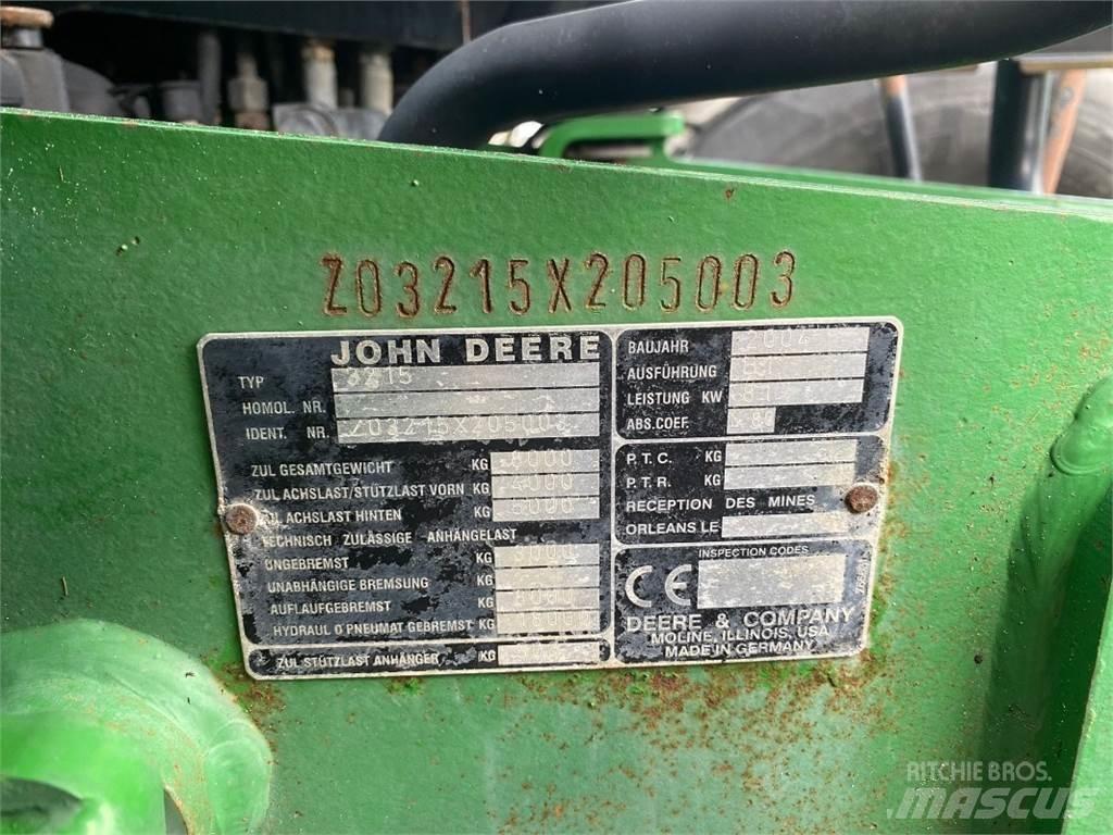 John Deere 3215 Teleskopické manipulátory