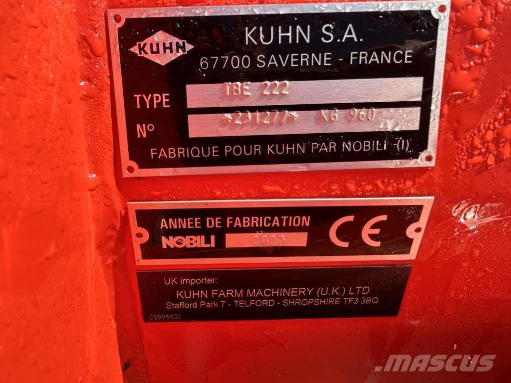 Kuhn TBE222 Žacie stroje