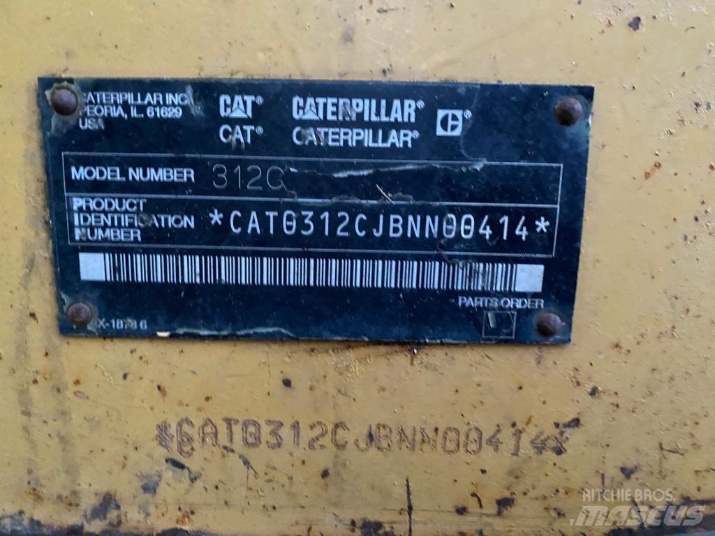 CAT 312 C L Pásové rýpadlá