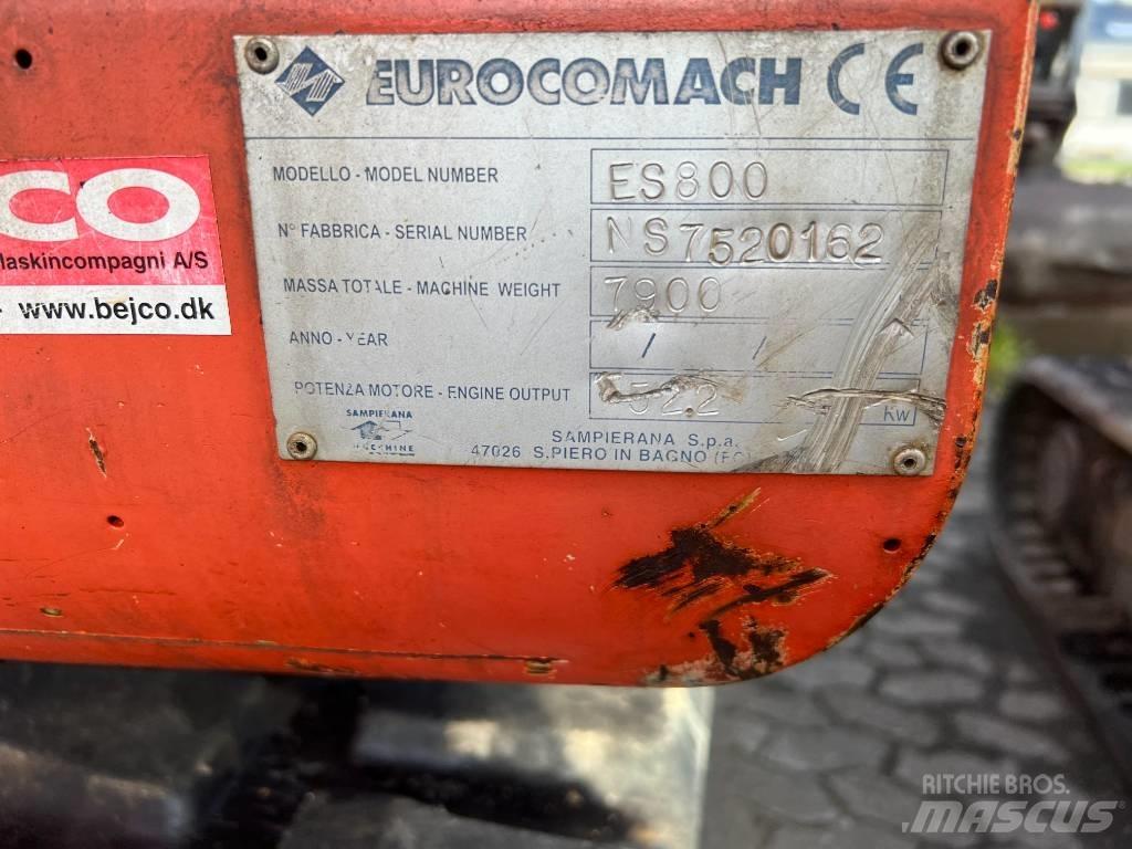 Eurocomach es800 Midi rýpadlá 7 t - 12 t