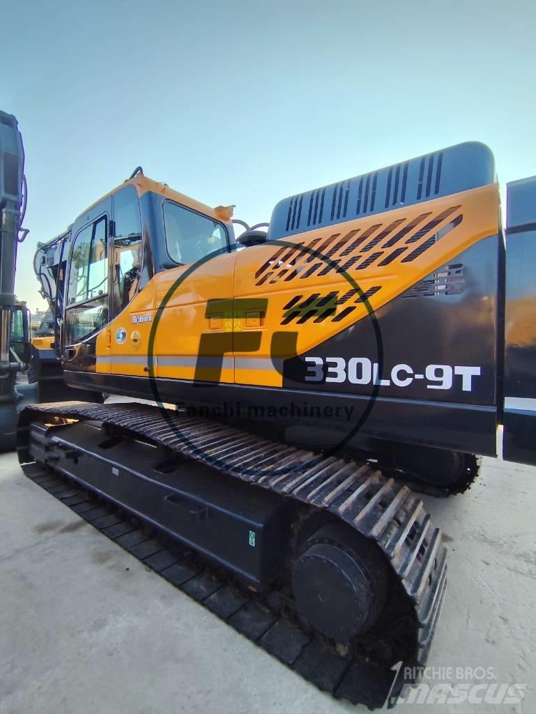 Hyundai 330LC-9T Pásové rýpadlá