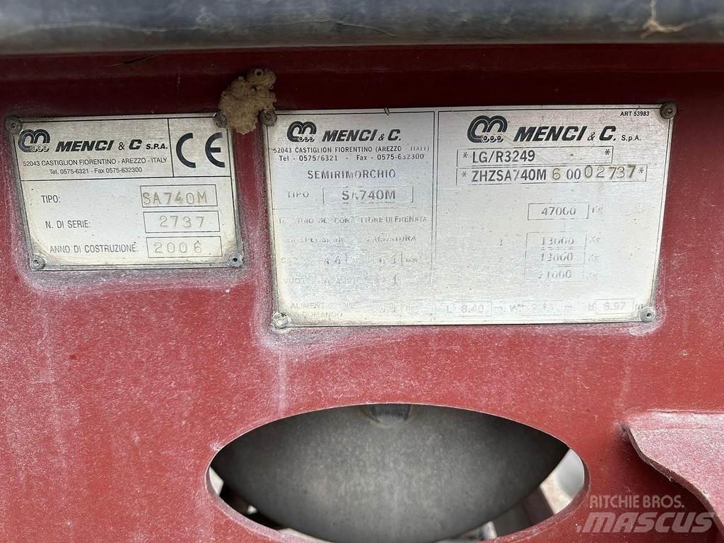 Menci SA 740 Sklápacie návesy