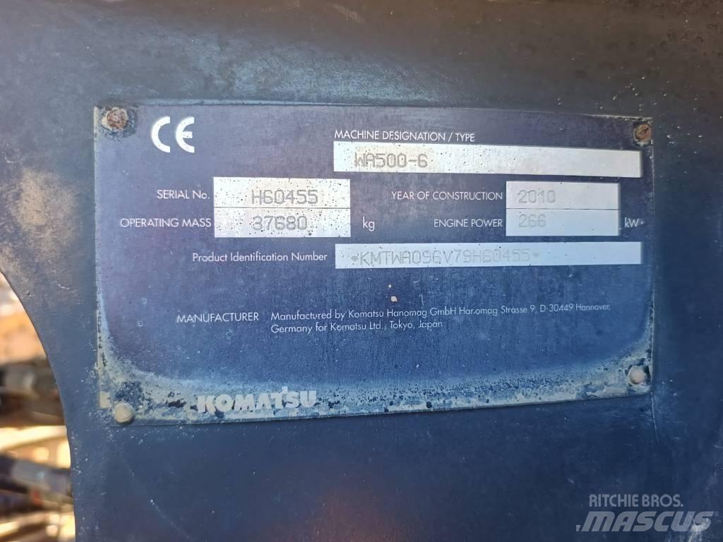 Komatsu WA500-6 Kolesové nakladače