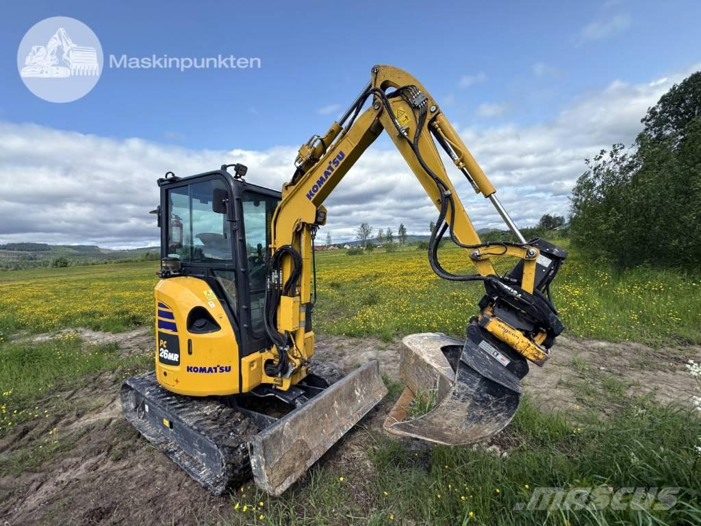 Komatsu PC 26 MR Mini rýpadlá < 7t