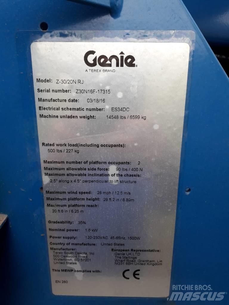 Genie Z 30/20 N RJ Kĺbové plošiny