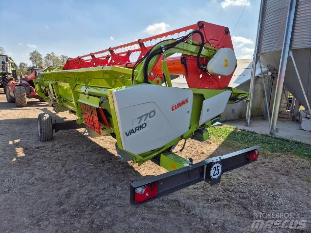 CLAAS Vario 770 Príslušenstvo a náhradné diely ku kombajnom