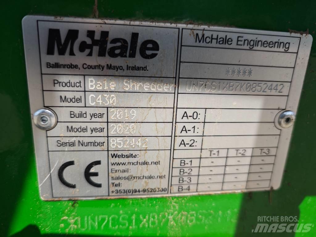 McHale C 430 Drviče a rezače balíkov