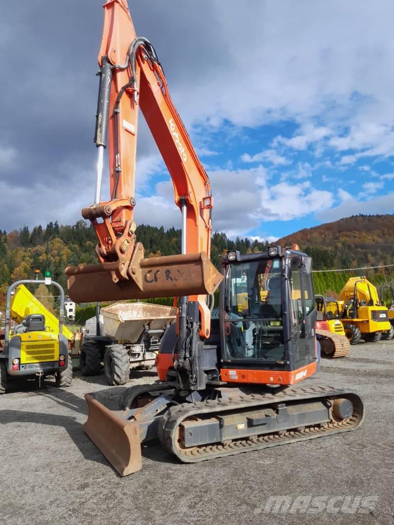 Kubota KX080 Midi rýpadlá 7 t - 12 t