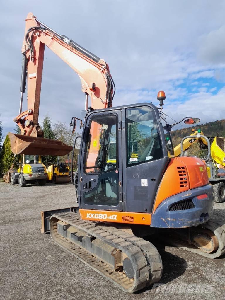 Kubota KX080 Midi rýpadlá 7 t - 12 t