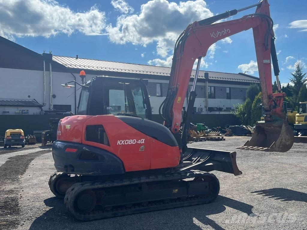 Kubota KX080 Midi rýpadlá 7 t - 12 t
