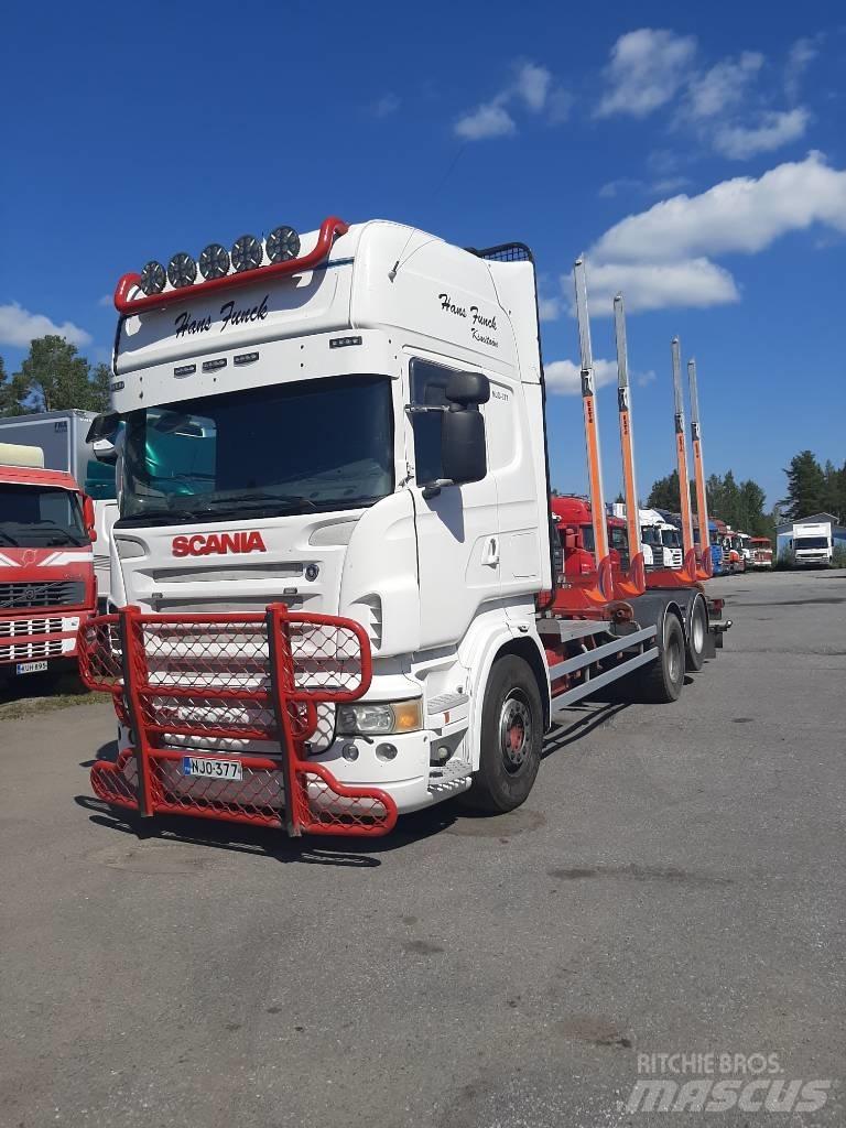 Scania R 560 Nákladné vozidlá na prepravu dreva