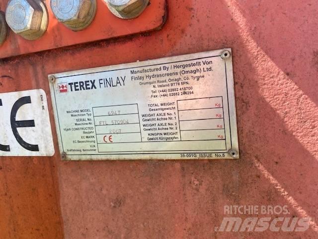 Terex Finlay 694T Mobilné triediče