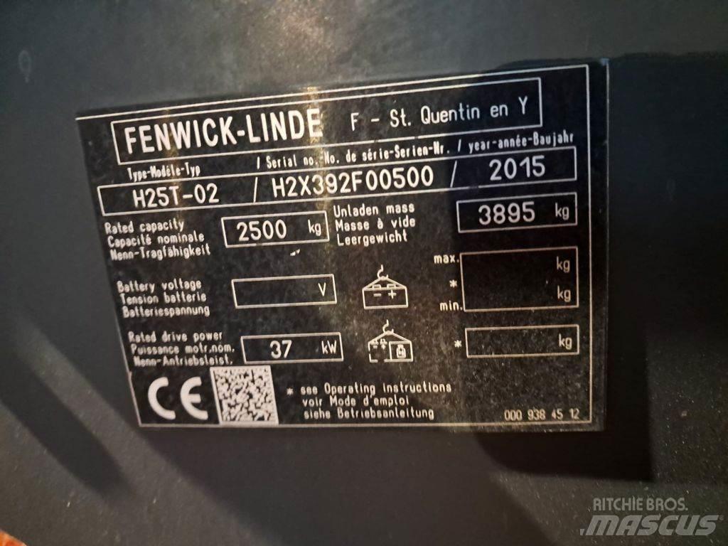 Linde H25T-02 LPG vozíky
