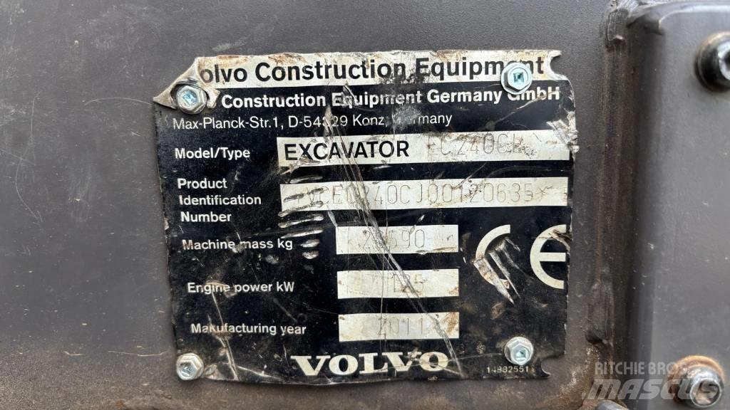 Volvo EC 240 C L Pásové rýpadlá