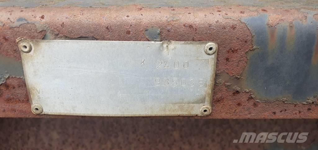 Vreten K2400 Snežné pluhy, predné snežné radlice