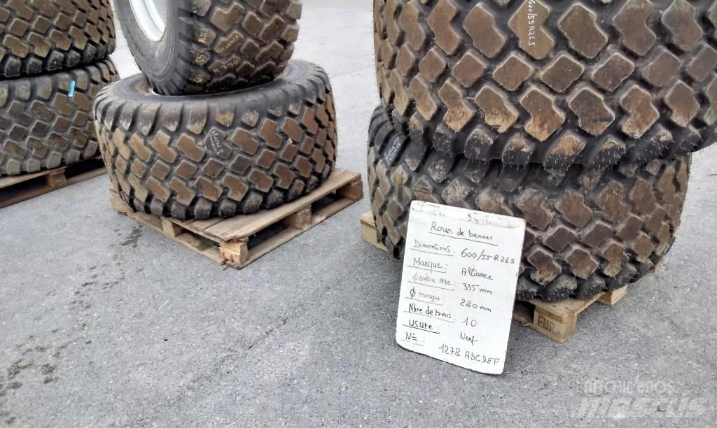 Alliance 600/55R26.5 Pneumatiky, kolesá a ráfiky