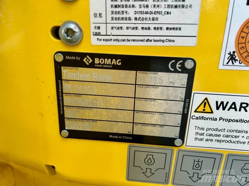 Bomag BW 100 AC-5 Tandemové valce