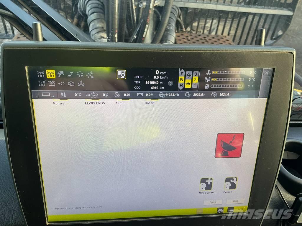 Ponsse Wisent 8W Lesné traktory