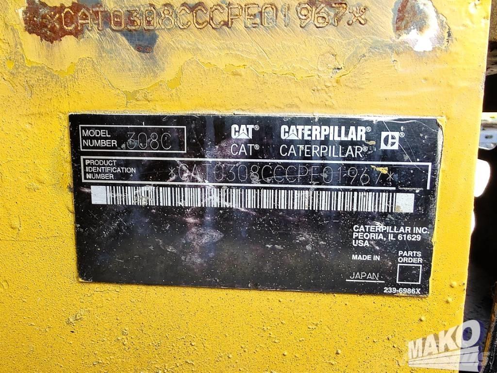 CAT 308 C Midi rýpadlá 7 t - 12 t