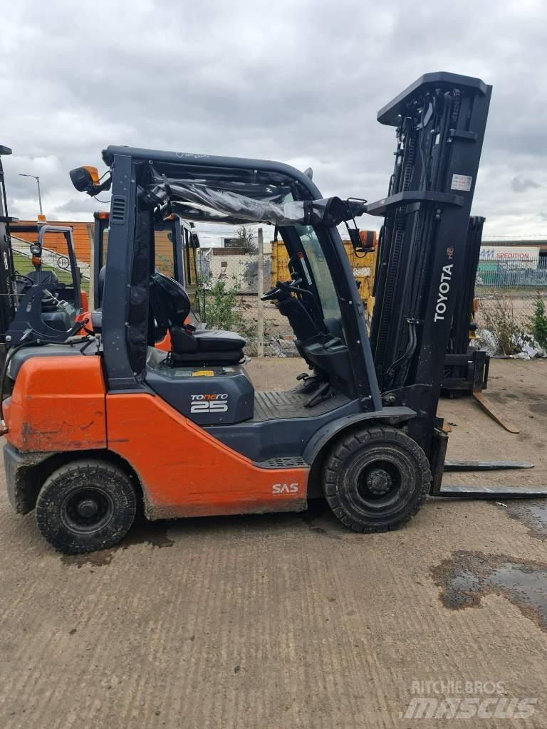 Toyota 02-8 FGF 25 LPG vozíky