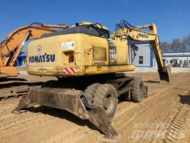 Komatsu PW 180-7K Kolesové rýpadlá