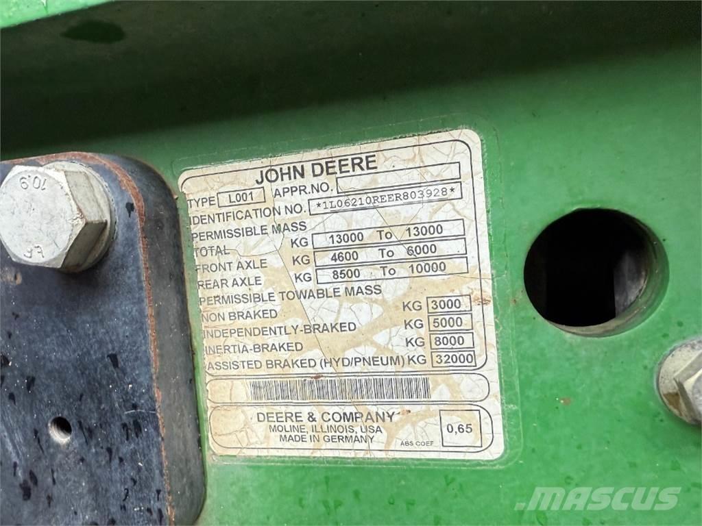 John Deere 6210R Ďalšie poľnohospodárske stroje