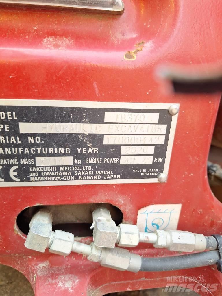 Takeuchi TB 370 Midi rýpadlá 7 t - 12 t