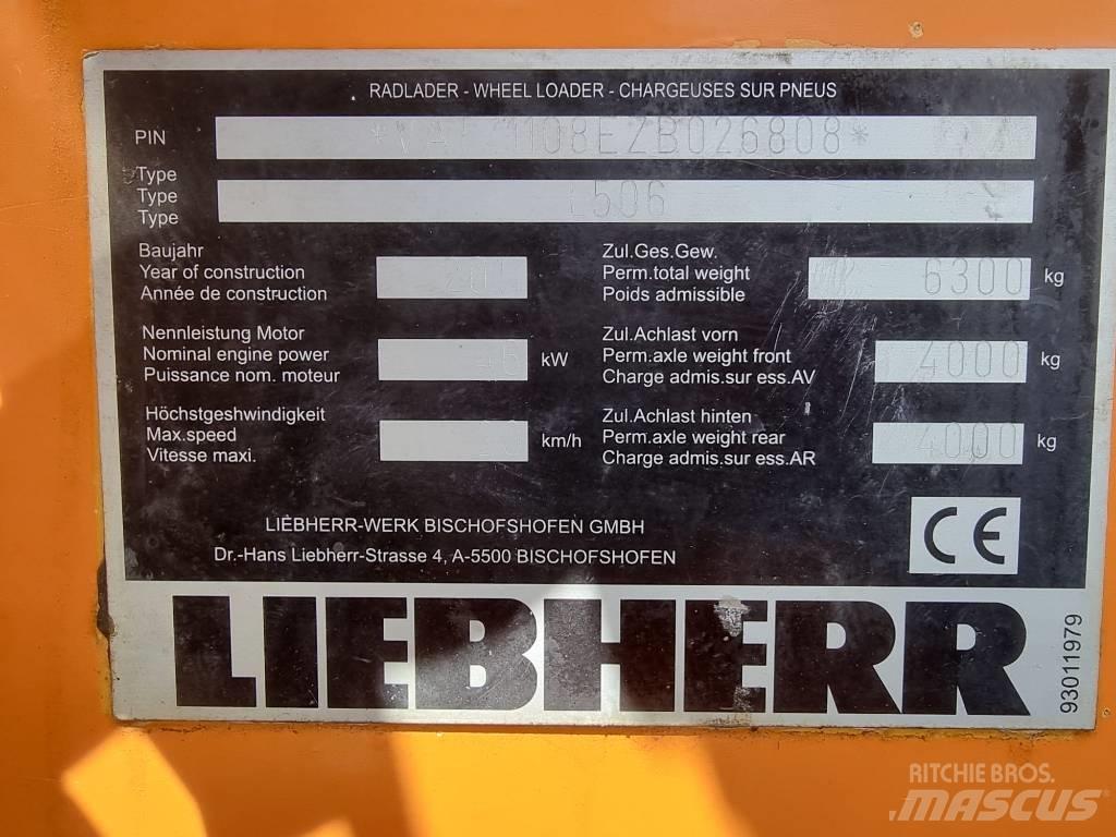 Liebherr L 506 Kolesové nakladače