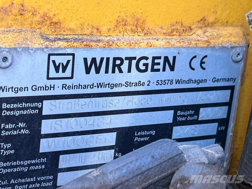 Wirtgen W100CFI Recykléry za studena