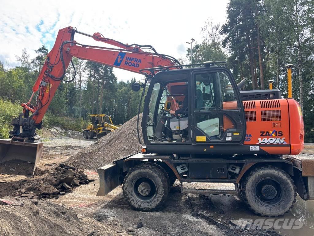 Hitachi ZX 140 W-6 Kolesové rýpadlá