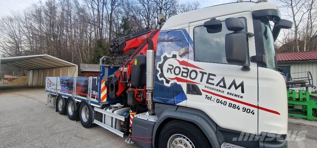 Scania G 490 Autožeriavy, hydraulické ruky
