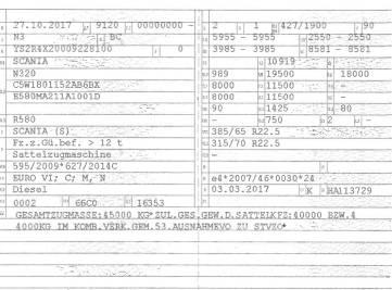 Scania R 580 Ťahače