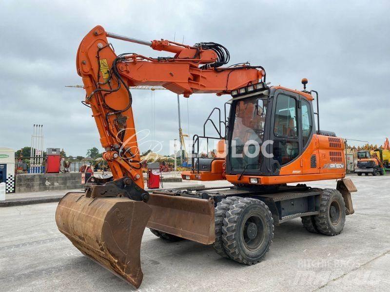 Doosan DX160W Kolesové rýpadlá