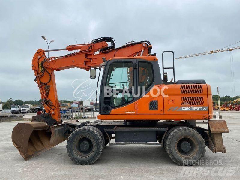 Doosan DX160W Kolesové rýpadlá