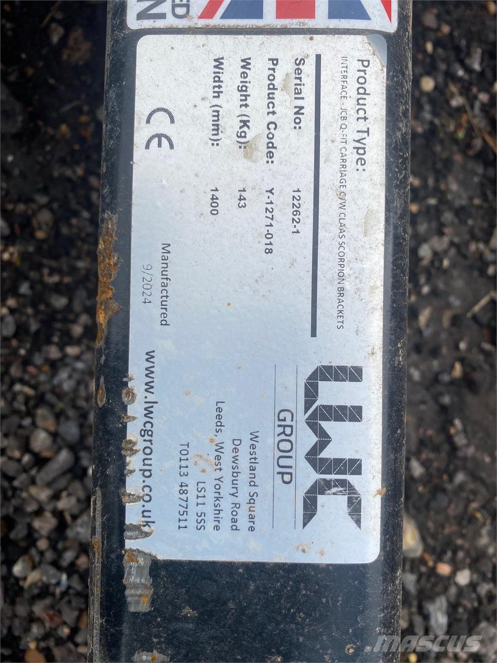  ADAPTOR PLATE Teleskopické nakladače pre poľnohospodárstvo