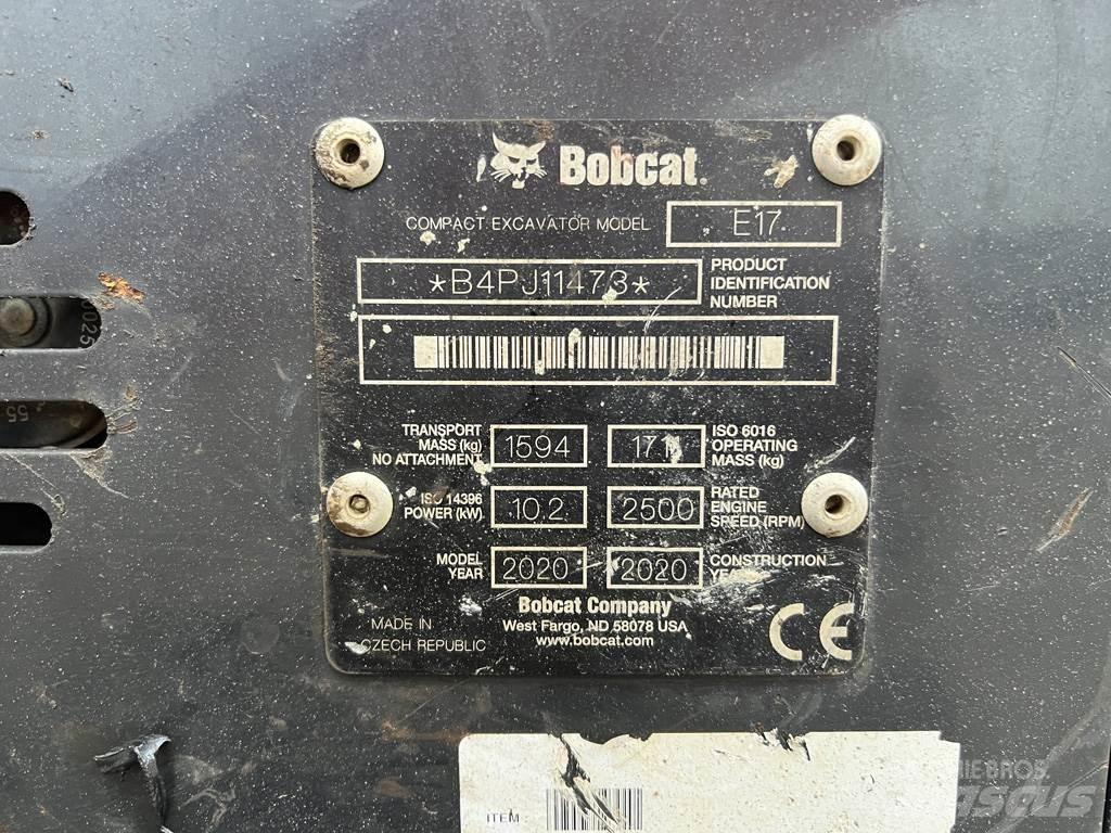 Bobcat E17 Mini rýpadlá < 7t
