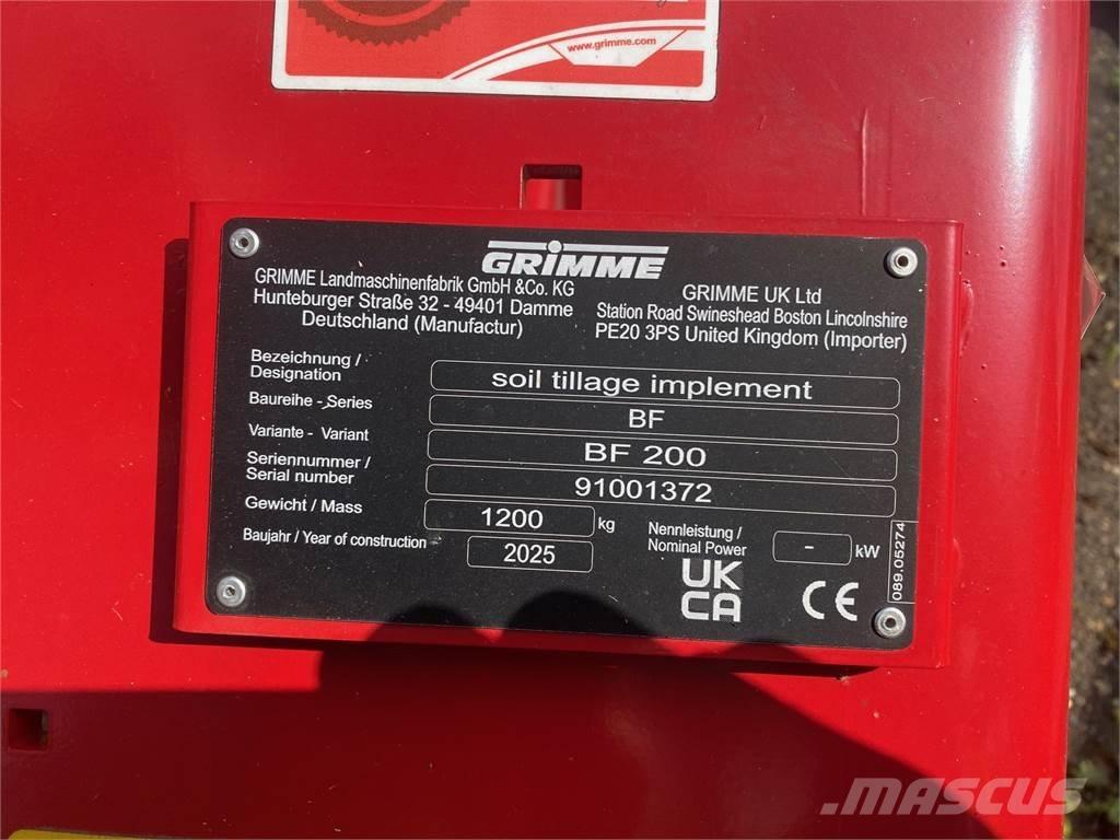 Grimme BF200 Ďalšie poľnohospodárske stroje