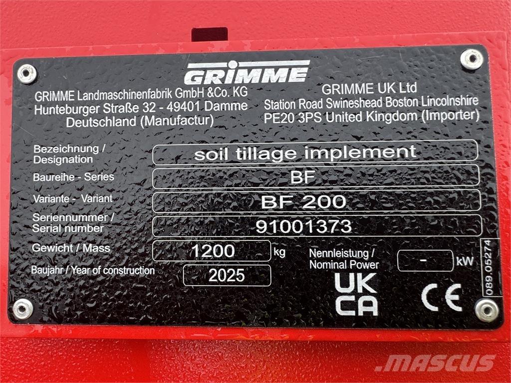 Grimme BFL200 Ďalšie poľnohospodárske stroje