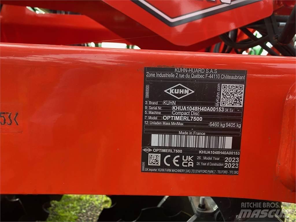 Kuhn OPTIMERL7500 Kultivátory