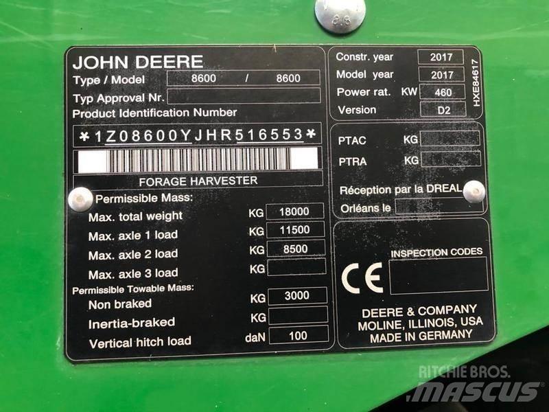 John Deere 8600 Ďalšie poľnohospodárske stroje