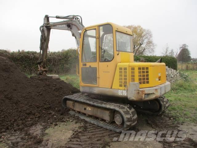 Volvo EC 70  ECR 88 Midi rýpadlá 7 t - 12 t