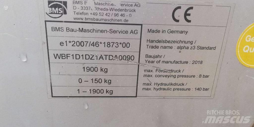 BMS ALPHA Z3 Čerpadlá na potery