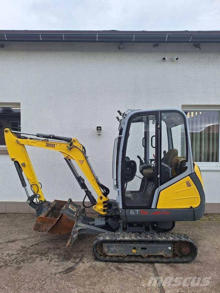 Wacker Neuson ET 18 Pásové rýpadlá