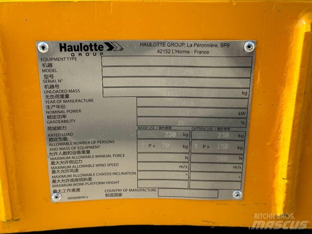 Haulotte OPTIMUM 8 Nožnicové zdvíhacie plošiny