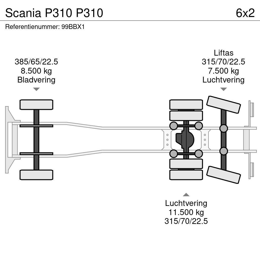 Scania P310 P310 Smetiarske vozidlá