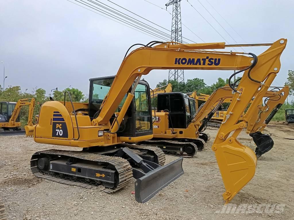 Komatsu PC 70 Midi rýpadlá 7 t - 12 t