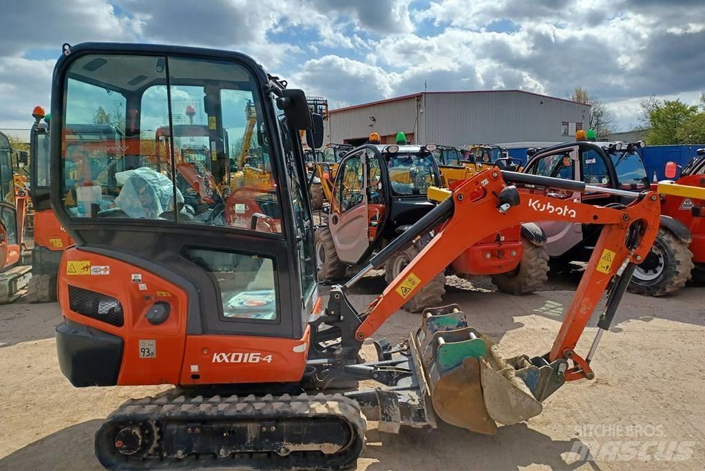 Kubota KX016-4G Mini rýpadlá < 7t